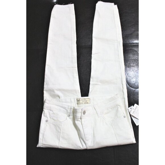 NWT Free People Del Wray Step Hem White pants 26 - Picture 10 of 12